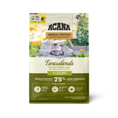 Acana Grasslands New, hrana uscata pisici, 1.8 kg